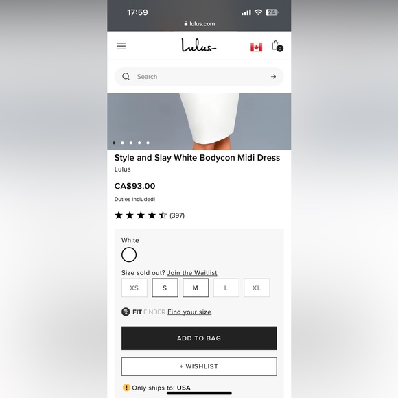 Lulu’s Bodycon Dress BNWT XS - Picture 5 of 5